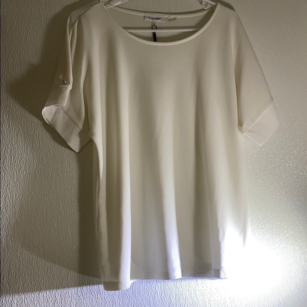 White Calvin Klein Blouse BRAND NEW